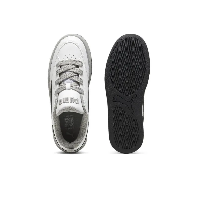 PUMA Park Lifestyle Anti-Slip Wear-Resistant Low-Top Skateboard Shoes Unisex Black White-3
