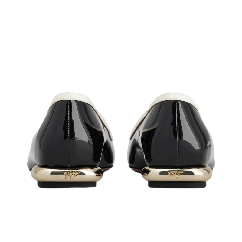 Roger Vivier Buckled Round Toe Slip On Flat Shoes Women's-5