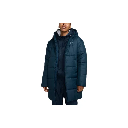 Nike Therma-FIT Parka Coats Women's Military Arsenal Marine Blue/White