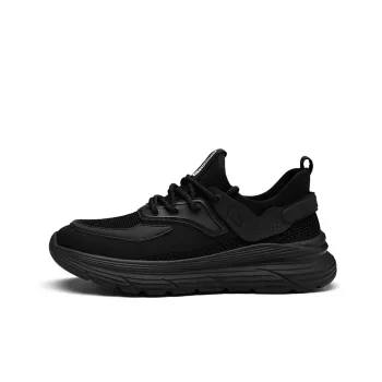 HLA Outdoor Breathable Mesh Height Increasing Casual Shoes Wear-Resistant Running Shoes Men's