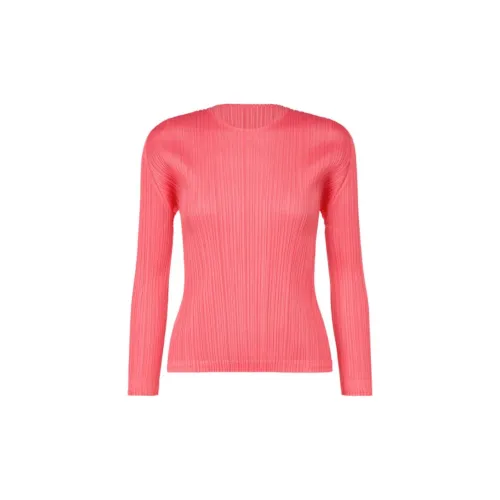 PLEATS PLEASE ISSEY MIYAKE T-Shirts Women's Bright Pink