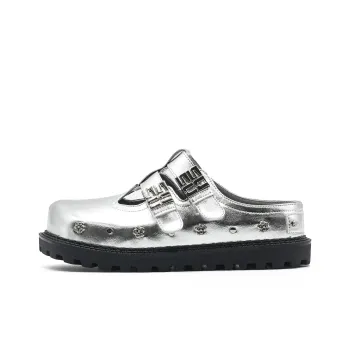 Little Sue Abrasion-Resistant Slip-Resistant Wrap-toe Slippers Women's Silver 2024