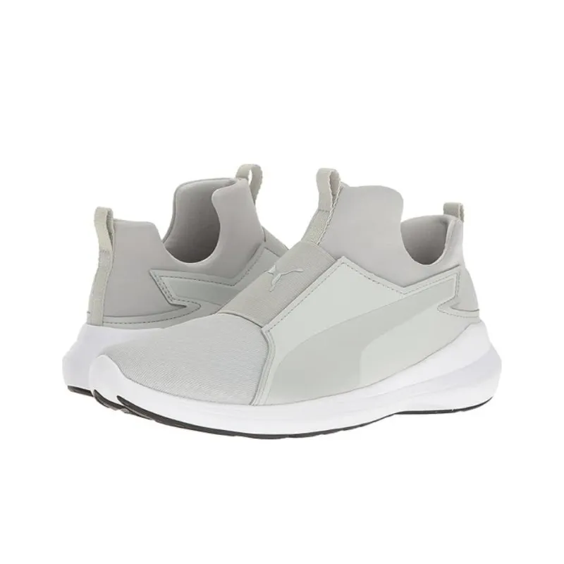 PUMA Rebel Mid Trainers White Women's-2