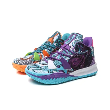 BURCOME Anti Slip Wear Resistant Breathable Moisture Wicking Mid Top Basketball Shoes Unisex
