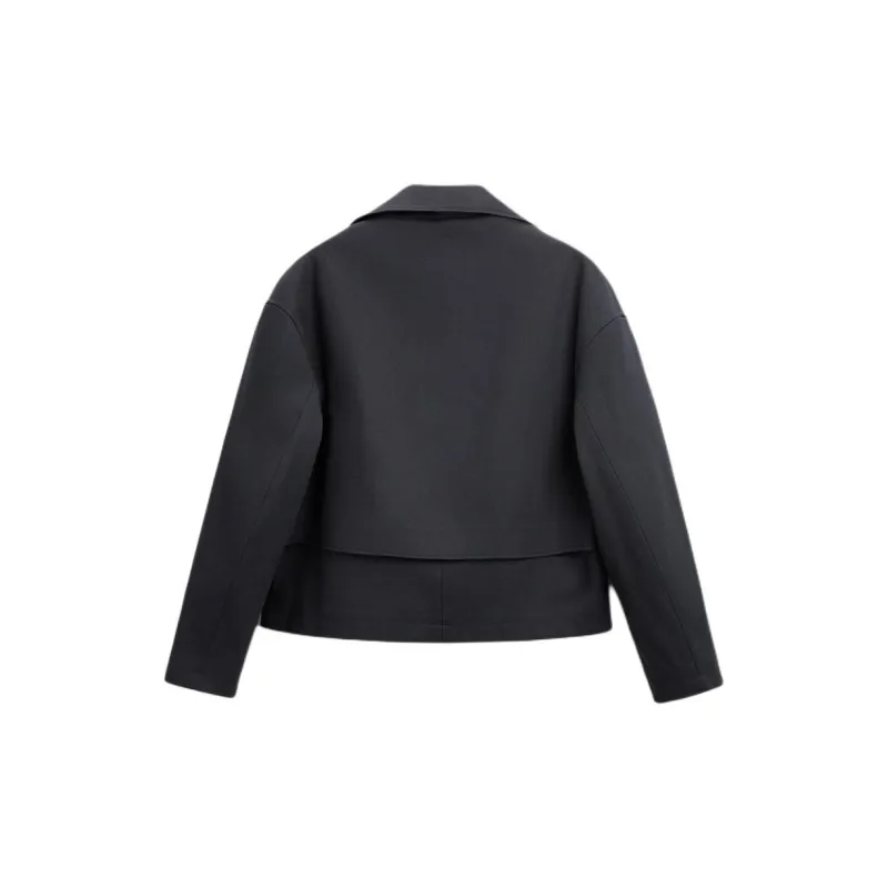 ZARA Trench Coats Men Blue-1