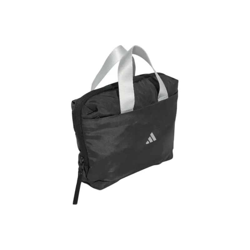 Adidas Recycled Nylon Shoulder Bag, Crossbody Bag, Handbag Regular Unisex Carbon Gray & Black-1