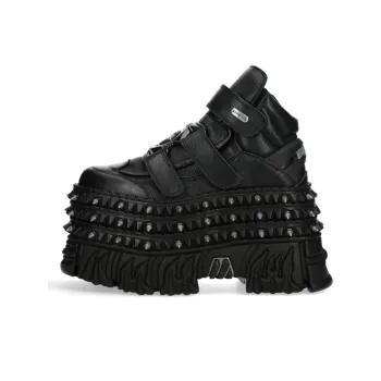 NEW ROCK Casual Shoes Unisex Black