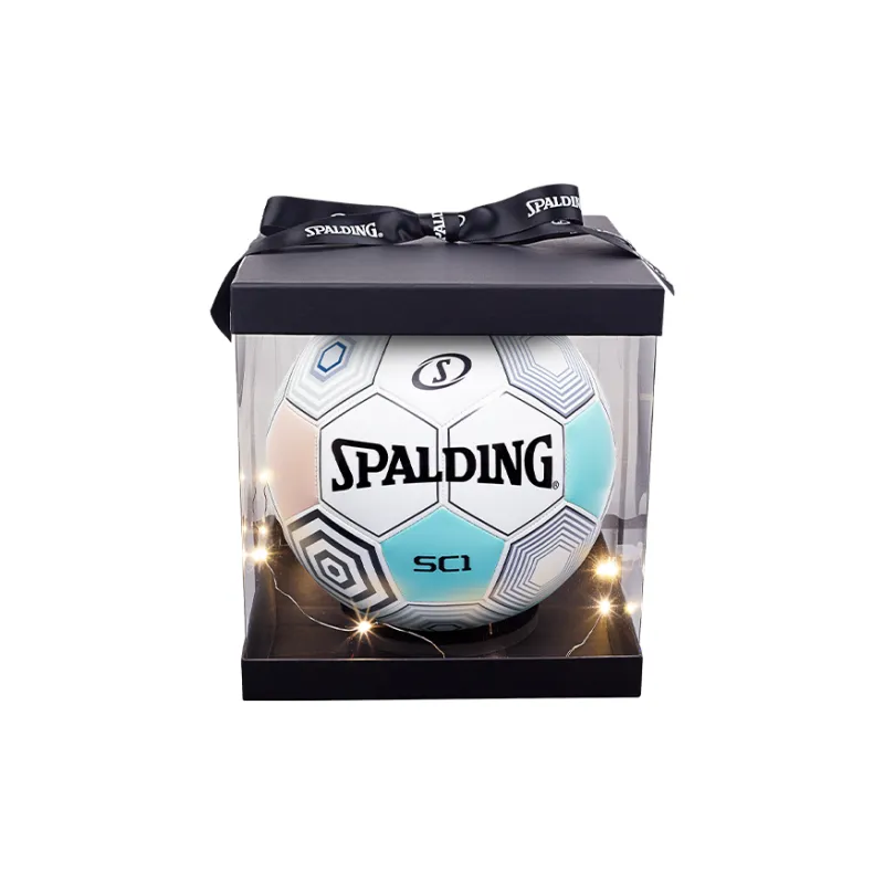 SPALDING Competition Balls Size 5 Soccer TPU Machine Stitched Soccer Ball Unisex White Gray-0