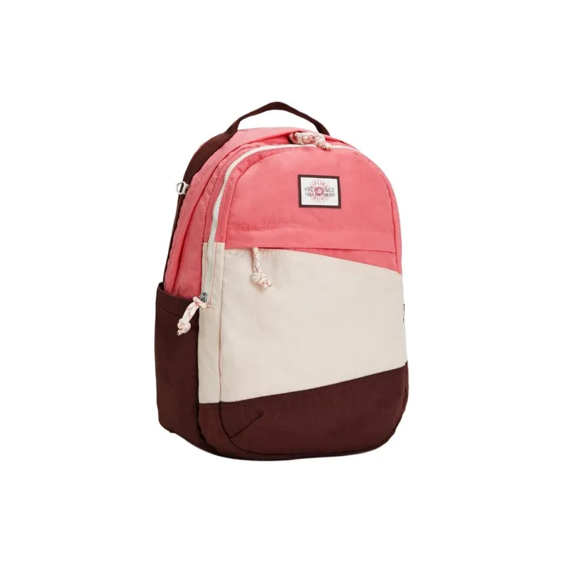 Kipling Polyamide Backpack Large Size Women's Valley Double Pink-1