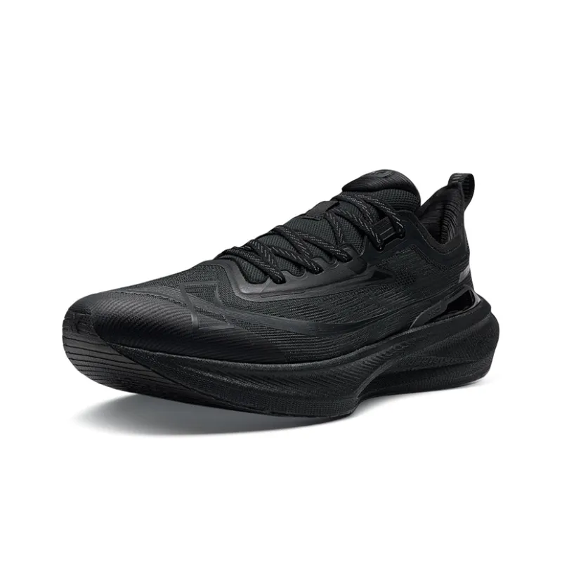XTEP Two Thousand Kilometers 2.0 Anti Slip Wear Resistant Low Top Running Shoes Men's C Area Black Horse-2