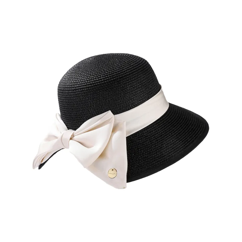 MITHAOL KUSC Straw Woven Sun Protection Hats Women's-4