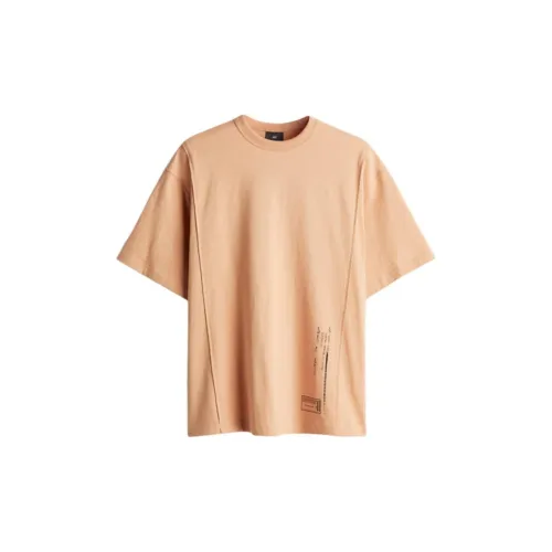 H&M T-Shirts Men Light Orange