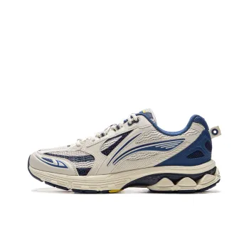 LiNing Shake 2.0 Anti Slip Wear Resistant Low Top Running Shoes Men's Gray Blue