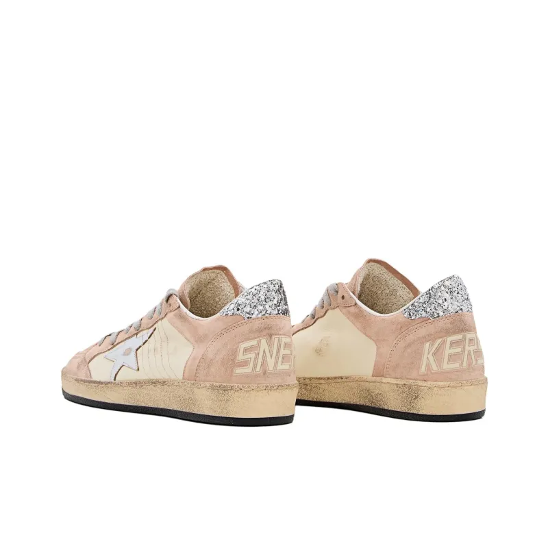 Golden Goose Ballstar Low Top Skateboard Shoes Women's Pink-3