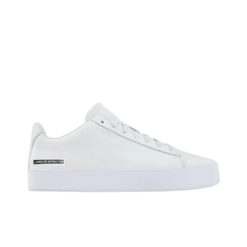 PUMA Black Scale X PUMA Court Platform Shoes White-1