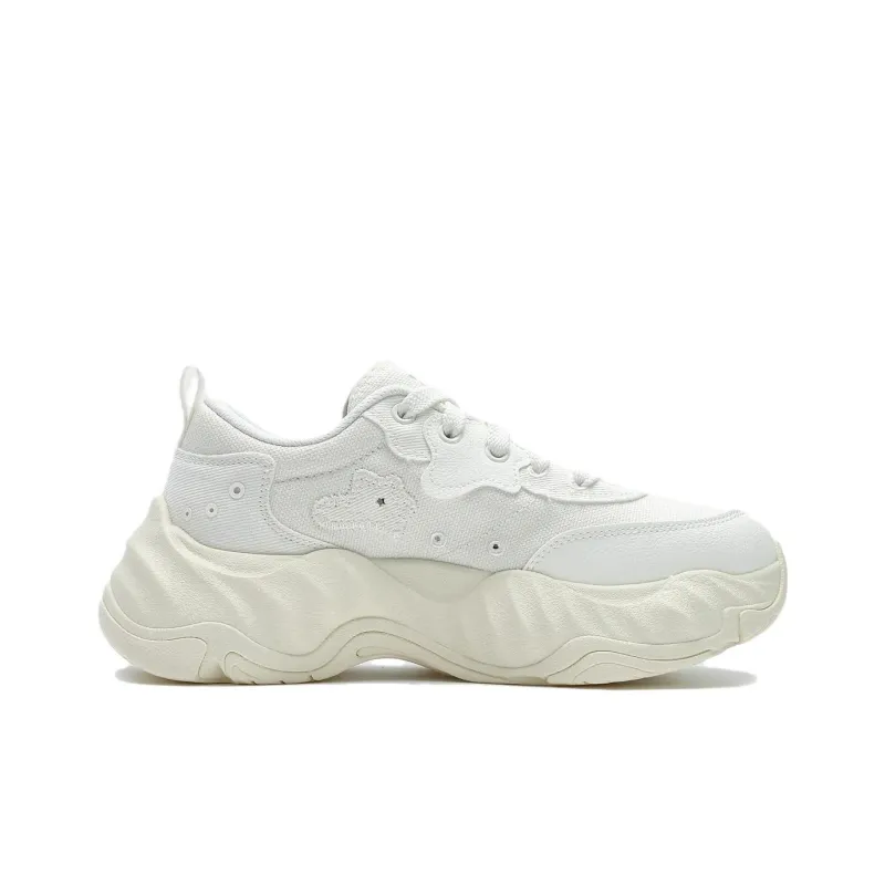 FILA FUSION STARFISH II Anti Slip Wear Resistant Low Top Casual Shoes Women's Snow-2