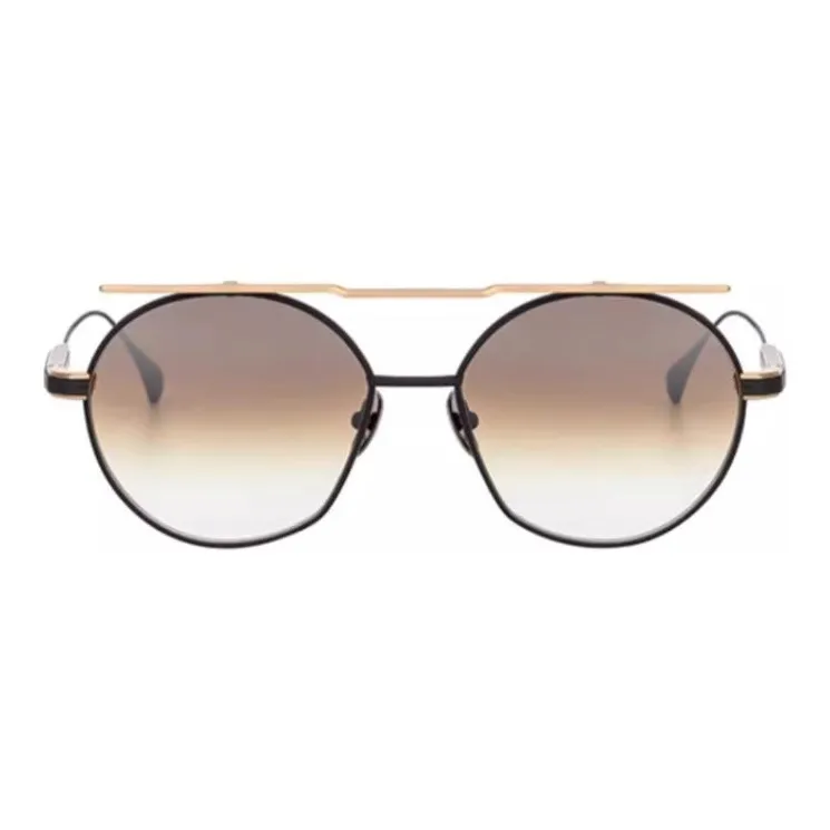 Yohji Yamamoto Titanium Irregular Shape Sunglasses Unisex Multicolor-1