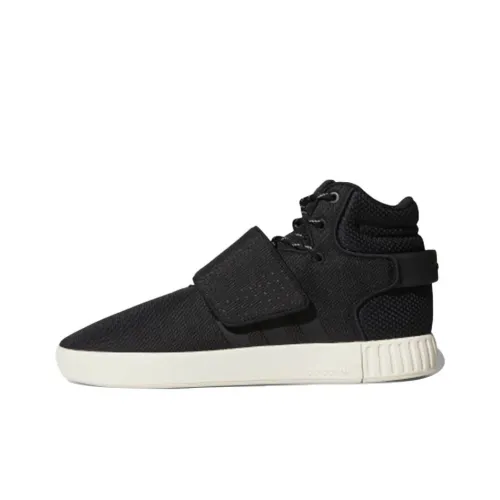 Adidas Originals Tubular Invader Strap Skateboard Shoes Unisex Mid-Top Black