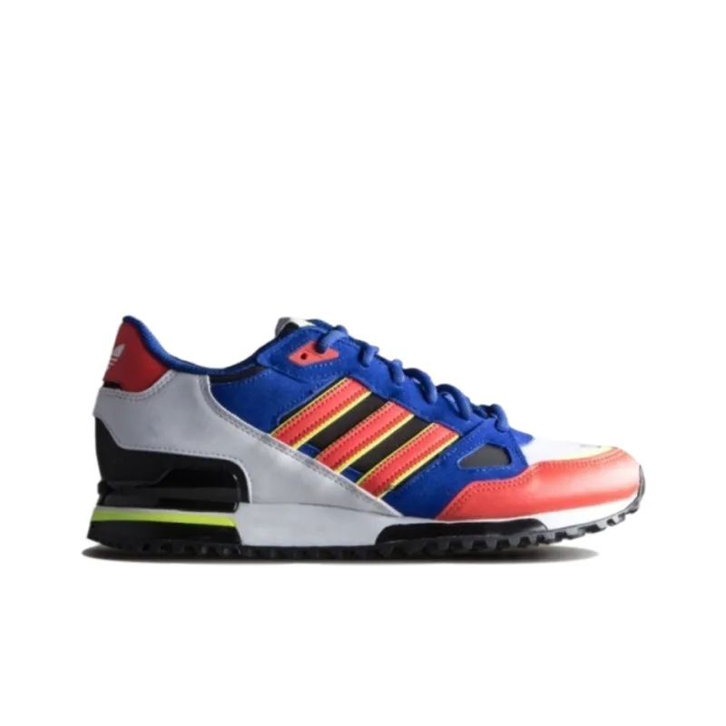 Adidas Originals ZX 750 Casual Shoes Men Low Top Blue Red POIZON