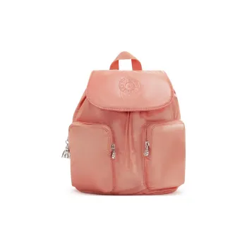 Kipling Polyamide With Polyurethane Backpack Small Size Women's Enchanting Peach