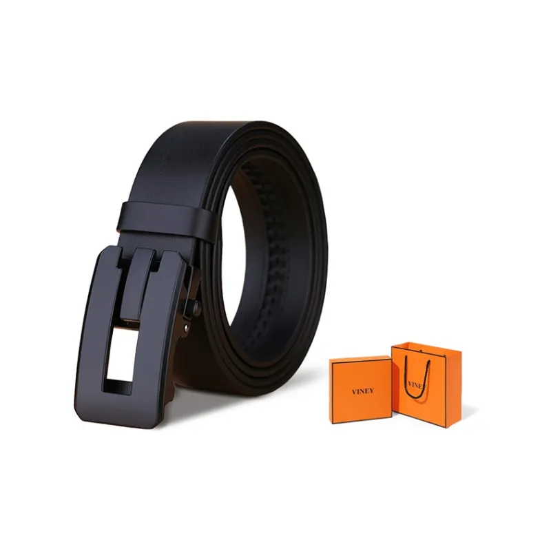 VINEY Top Grain Cow Leather Belts Men's Width 3.2cm-1