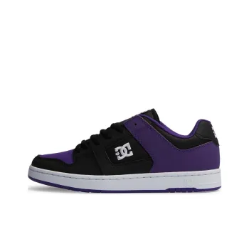 DC Shoes MANTECA Low Top Skateboard Shoes Men's Purple Black