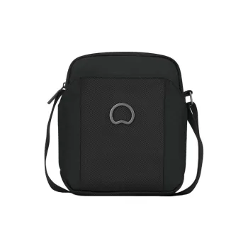 DELSEY Polyester Crossbody Bag Shoulder Bag Small Size Men's Black/Black Camouflage