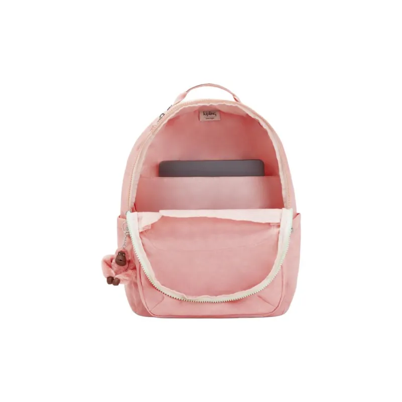 Kipling Polyamide Backpack Large Size Women's Pink Candy-4