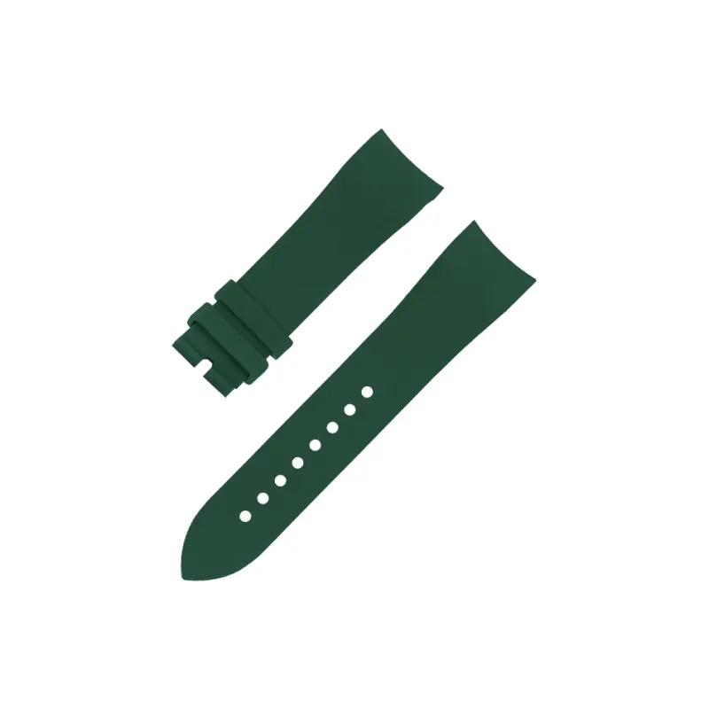 VAGENARI Fluoroelastomer Strap Compatible With Baume 50 Seek 5000 Collection 43MM Watch Band Unisex-19
