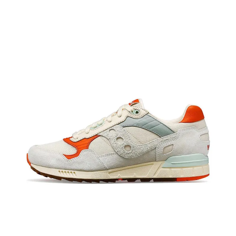 Saucony Shadow 5000 Premium Light Beige Mint Orange-0