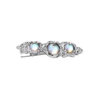 MAGICPOLE Alloy, Resin Hair Clips Women's Silver