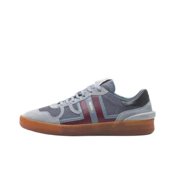 Lanvin Clay Low Top Skateboard Shoes Men's Gray