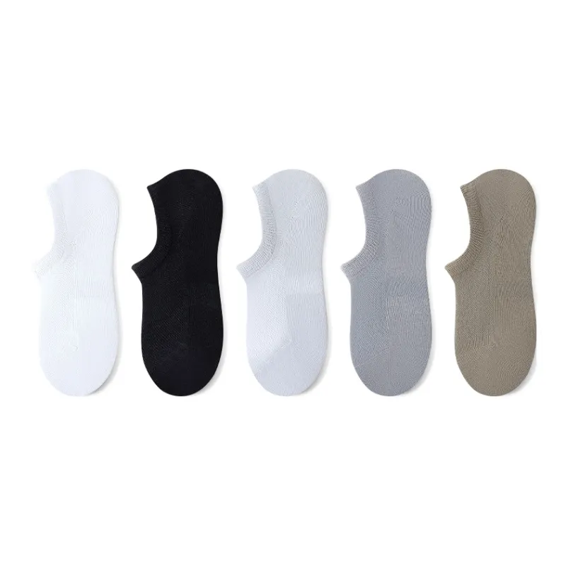 MIIOW No-Show Socks Men's 5 Pack-12