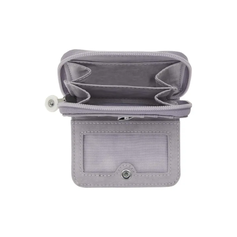 Kipling Recycled Polyamide Wallet Small Size Women's Soft Gray-3