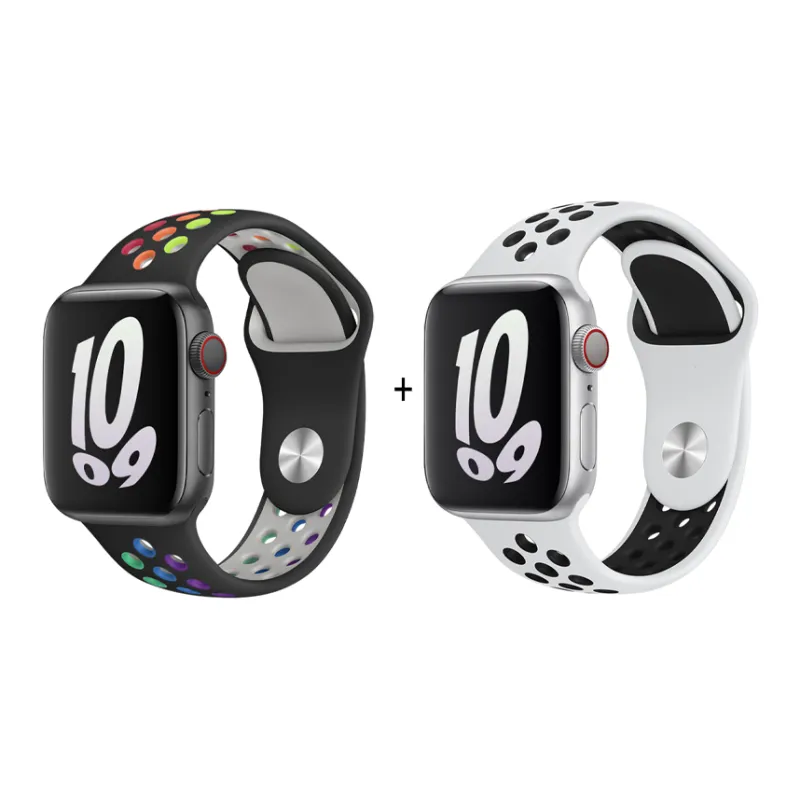 ZHISHENG Apple Compatibility Watch Band 38~45mm Silicone Material-0