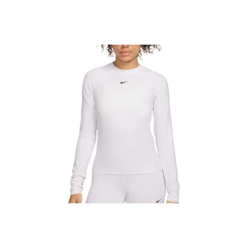 Nike PRO T-Shirts Women's White