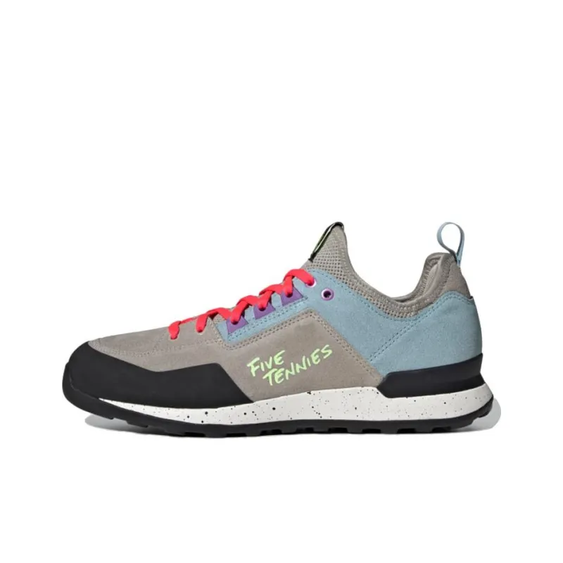 Adidas Five Ten Tennie Approach Breathable Low-Top Casual Shoes Women's Gray Black Blue-0