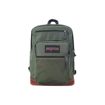 JanSport Polyester Backpack Large Size Unisex Olive Green