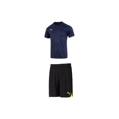 PUMA Flawless Casual Sportswear Men Blue+Black/Yellow