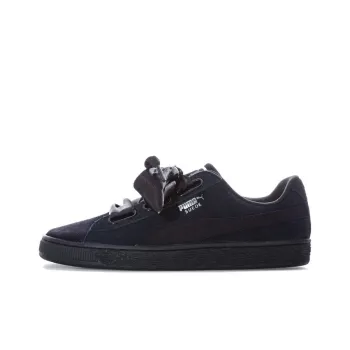 PUMA Suede Heart Pebble Shoes Black Women's