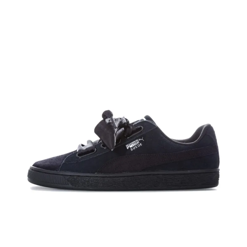 PUMA Suede Heart Pebble Shoes Black Women's-0