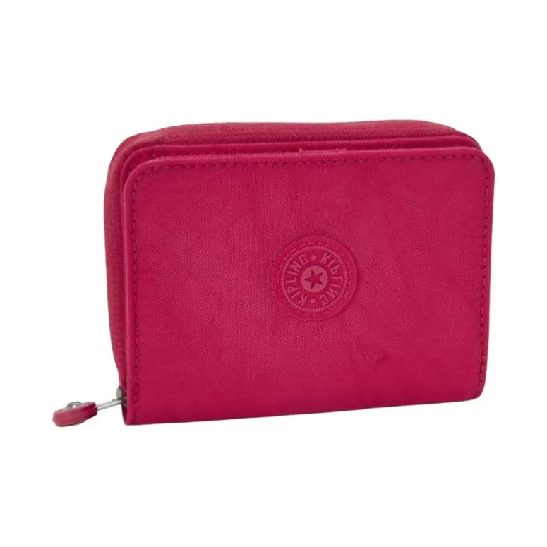 Kipling Recycled Polyamide Wallet Medium Size Women's Paper Shred Pink-1