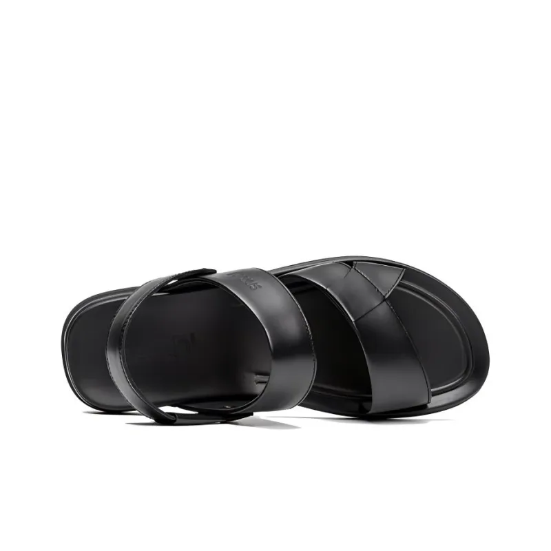 Satchi Quiet Slide Slippers Men's Black-3