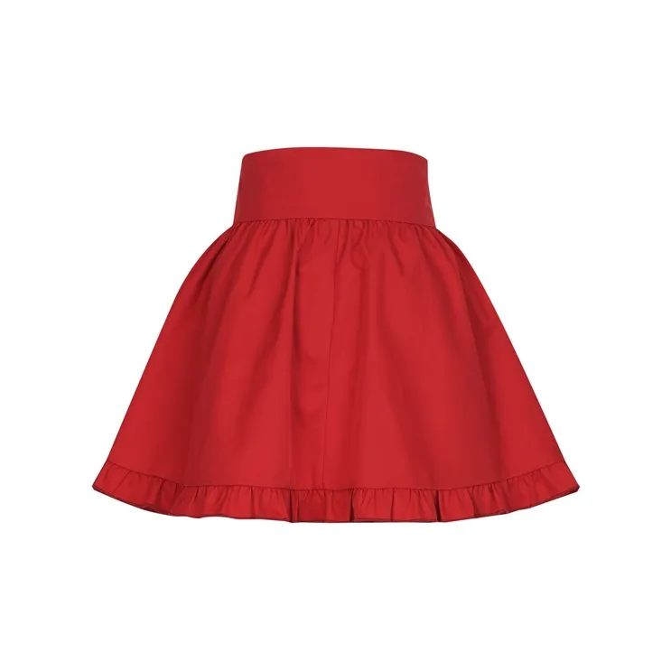 SNBL Casual Short Skirts Women's Red-1