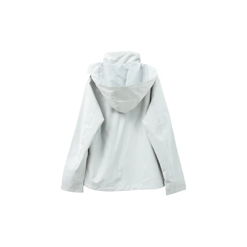 Merry City Trench Coat Women's White Birch Gray-1