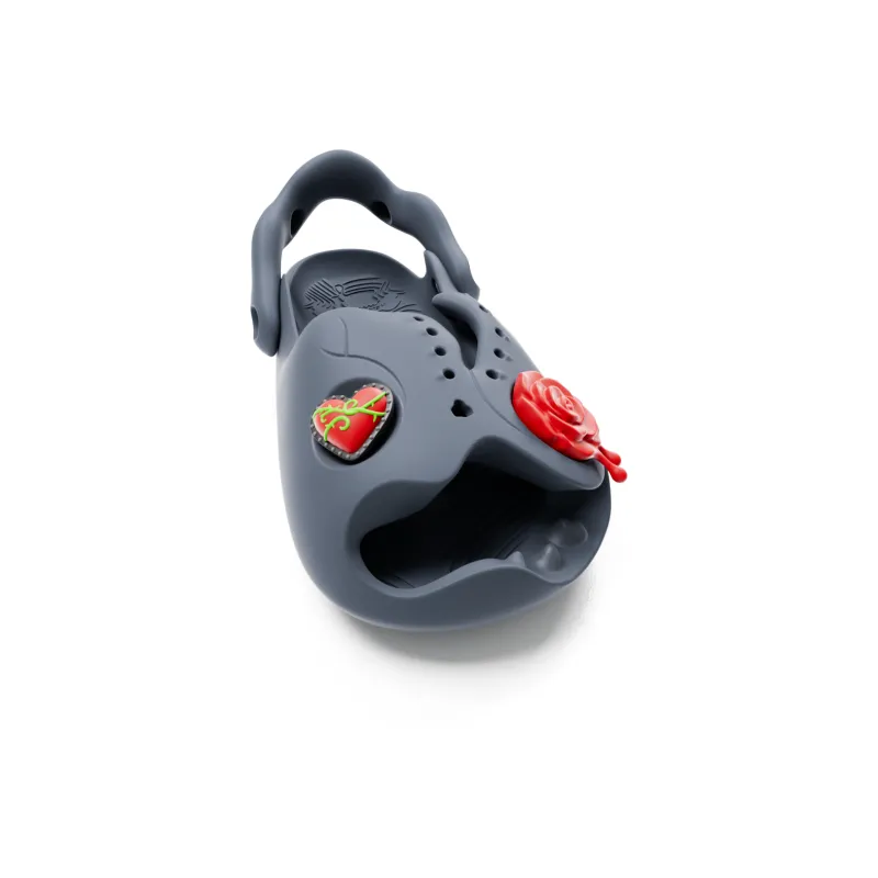 HelloSlippers Mr. Skully Rose, Clogs Unisex-4