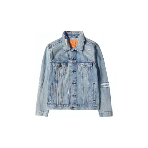 Levis Denim Jackets Men Blue