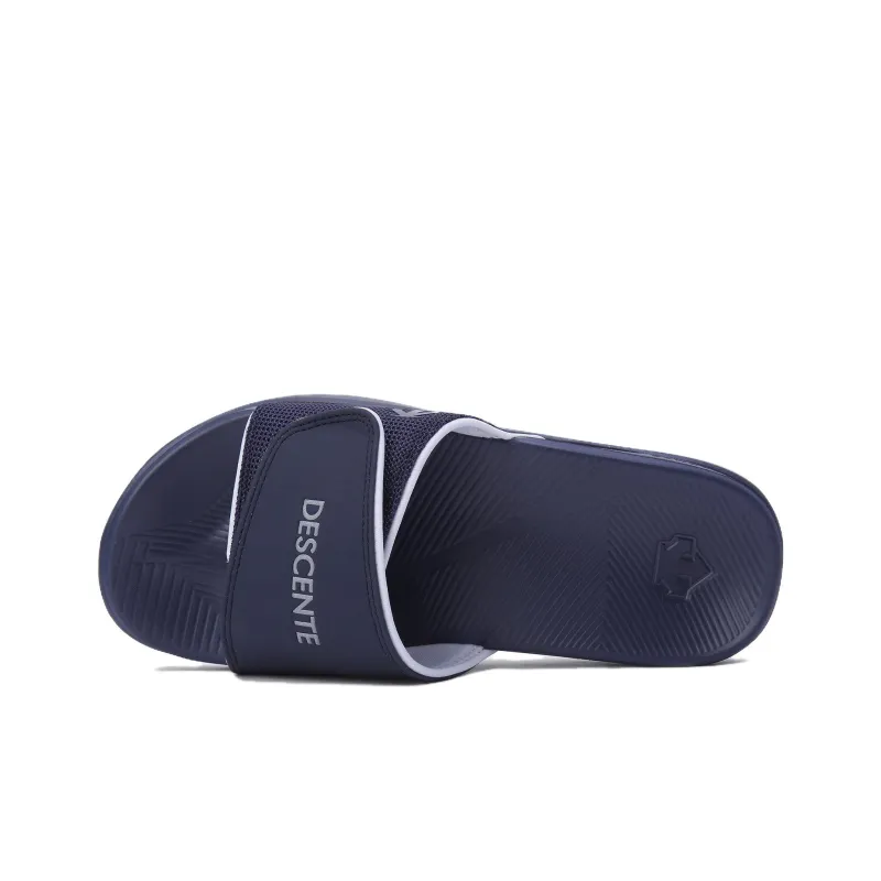 DESCENTE Slip Resistant Slide Slippers Unisex Blue-3