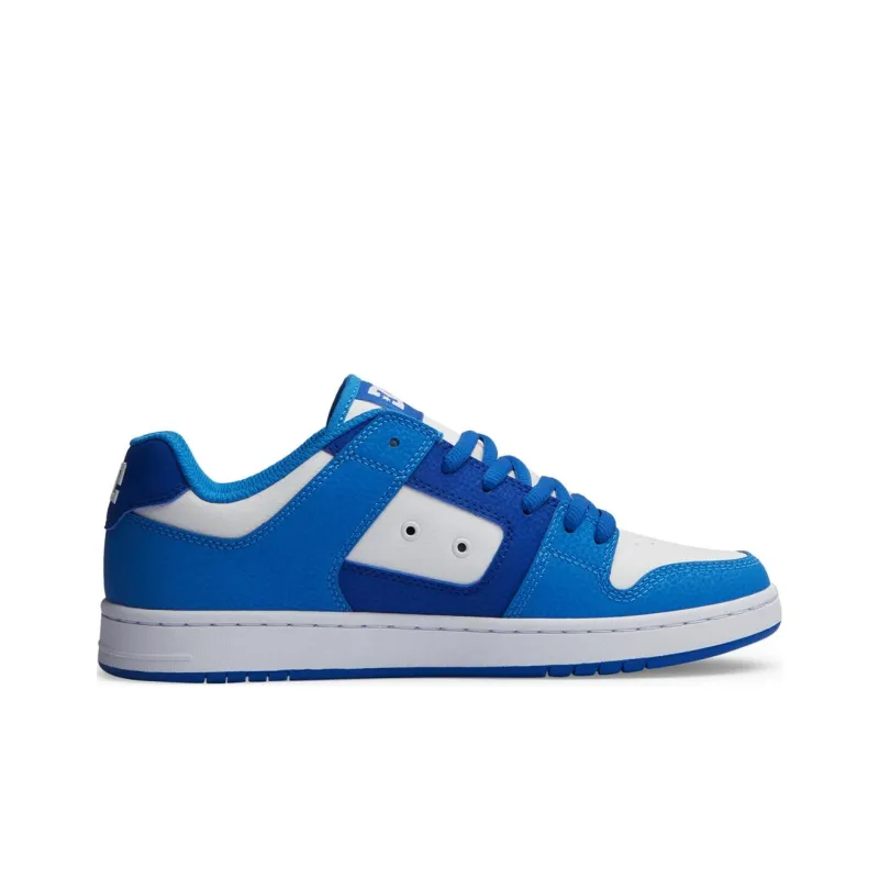 DC Shoes MANTECA Low Top Skateboard Shoes Men's Blue White-1