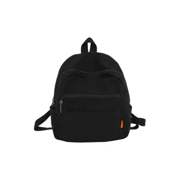 KAKAXI Canvas Backpack Unisex Black/White/Purple/Orange/Green